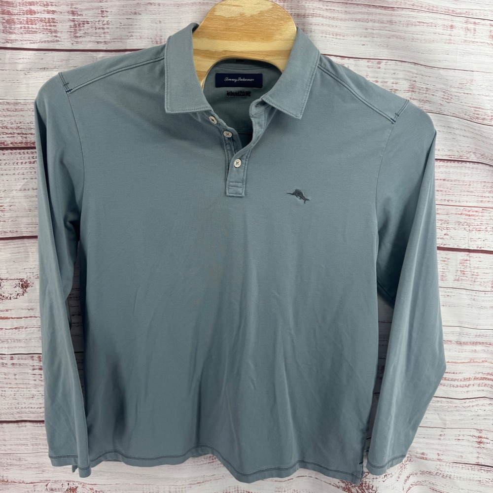 Tommy Bahama Polo Shirt Mens Large Mens Large Long Sleeve Casual Preppy